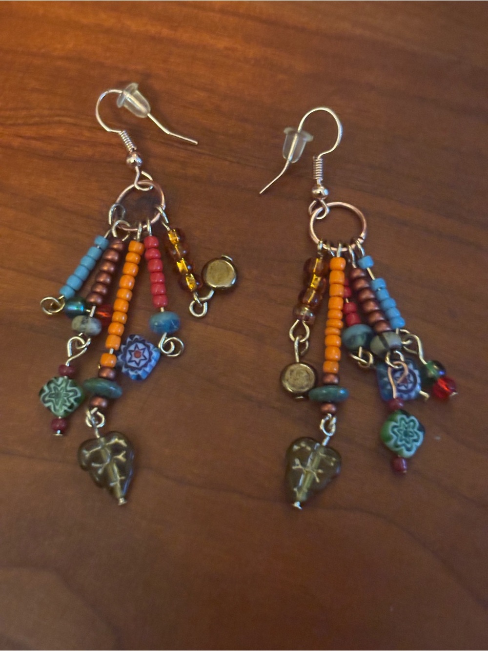 Bohemian Multi-Color Beaded Dangle Earrings - Women Jewelry